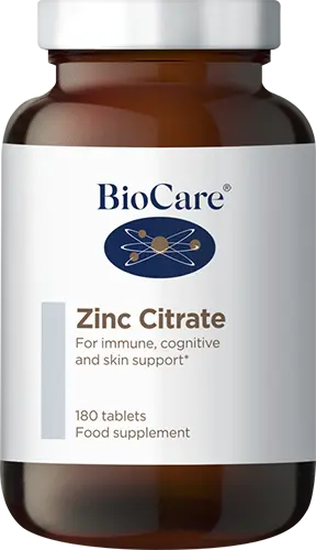 BioCare Zinc Citrate 180 tablets