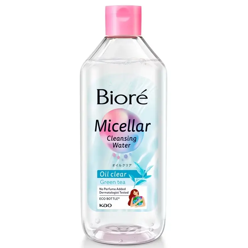 Biore - Micellar Cleansing Water Oil Clear Green Tea 400ml.