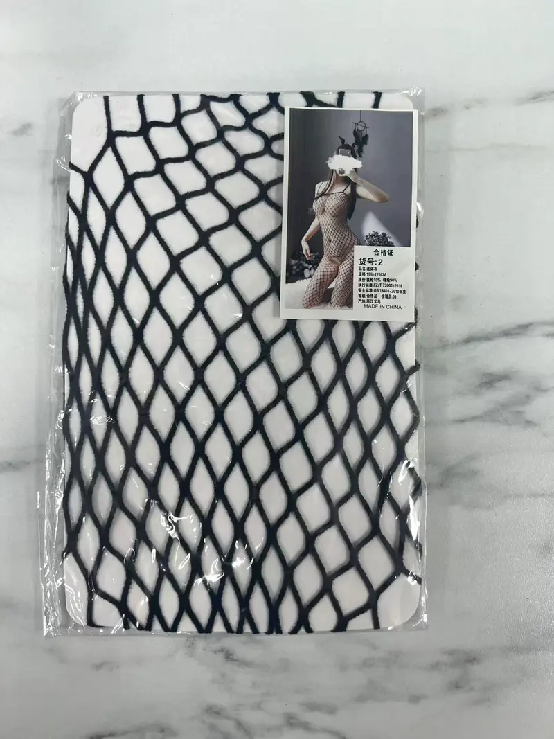 Black Diamond Fishnet Bodystocking - Style 2