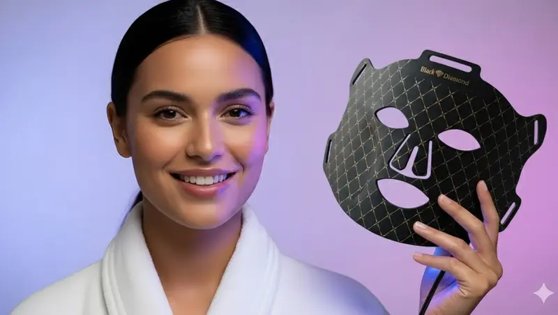 Black Diamond LED light therapy facial mask