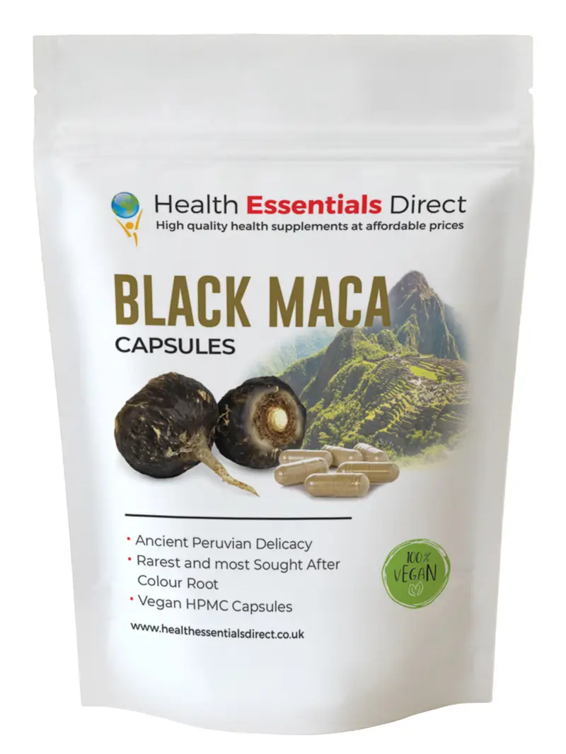 Black Maca Capsules Strong 700mg (Peruvian Ginseng)
