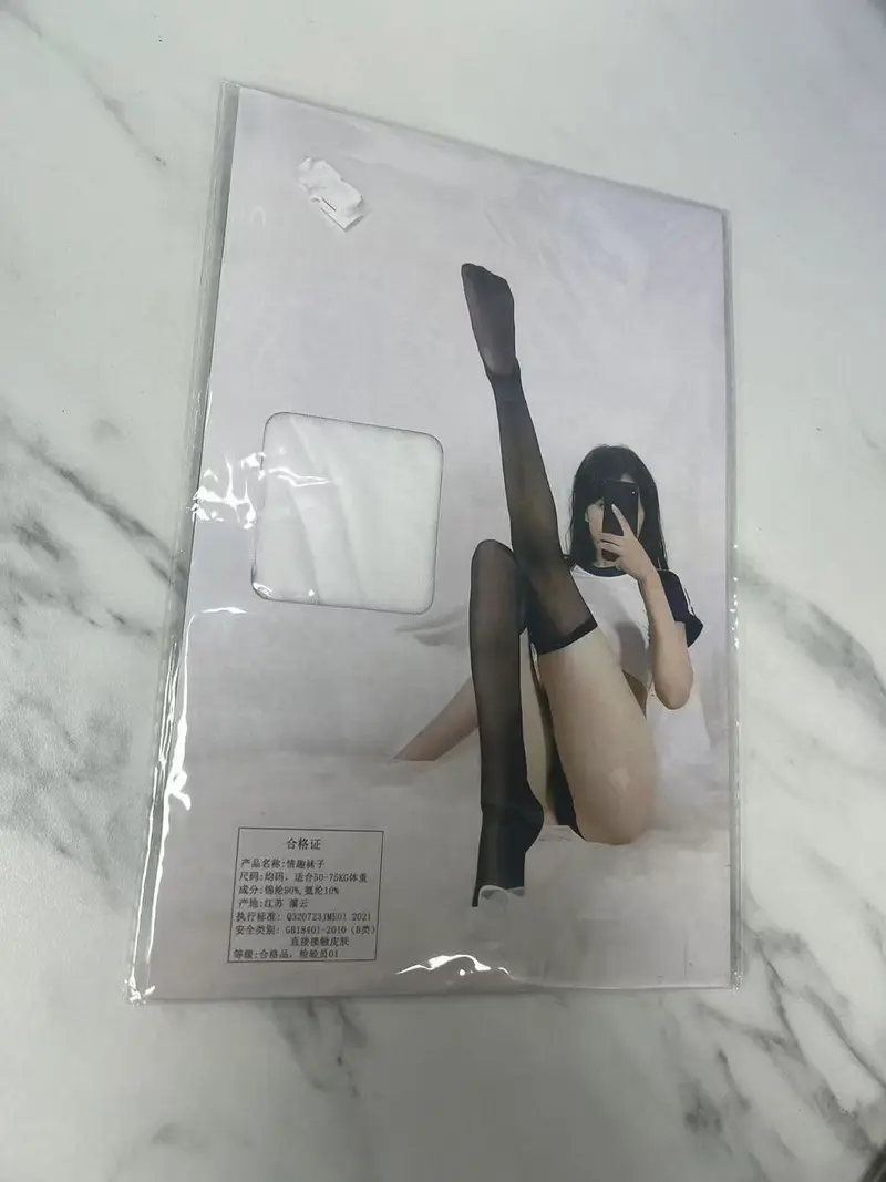 Black Sheer Thigh High Stockings