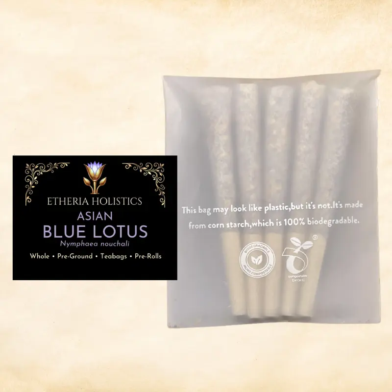 Blue Lotus — Asian (Nymphaea nouchali) | Organic Pre-Rolls