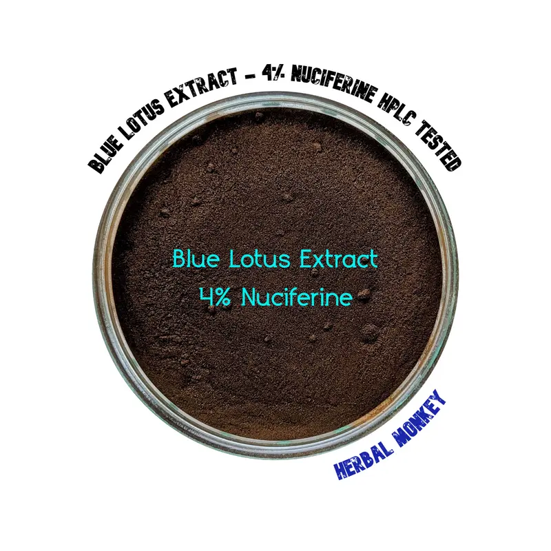 Blue Lotus Flower 4% Nuciferine Extract | Nymphaea Caerulea | Standardised HPLC