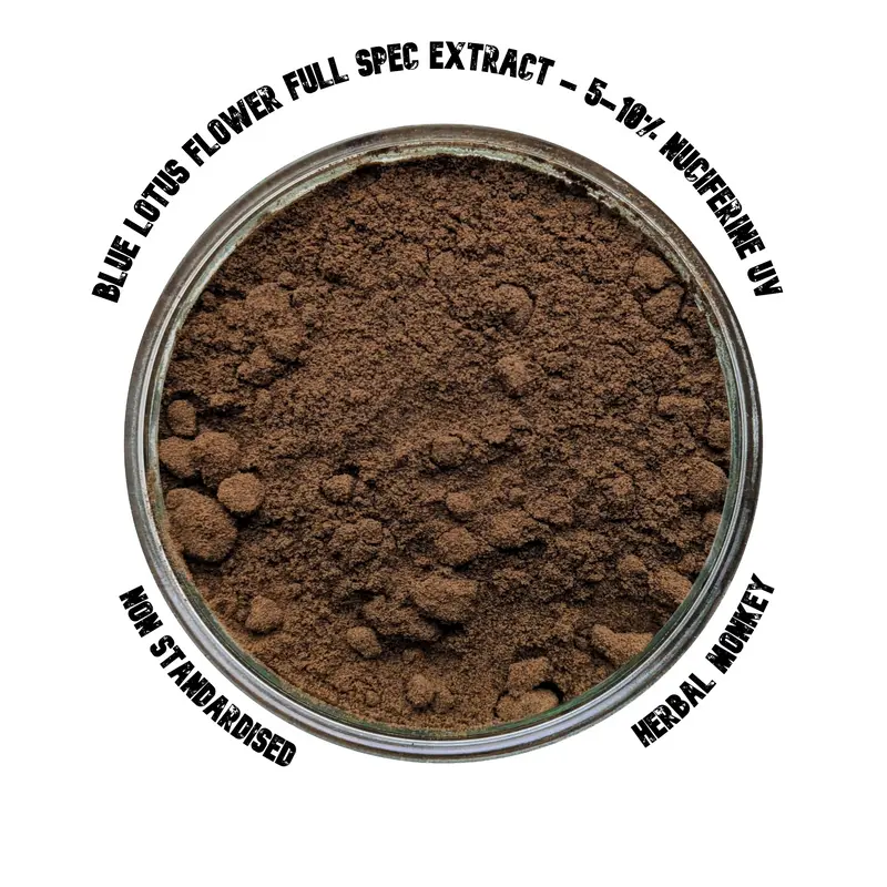 Blue Lotus Flower Extract >10% Nuciferine | Nymphaea caerulea | Non-Standardised UV-Dried Botanical for Ritual Use
