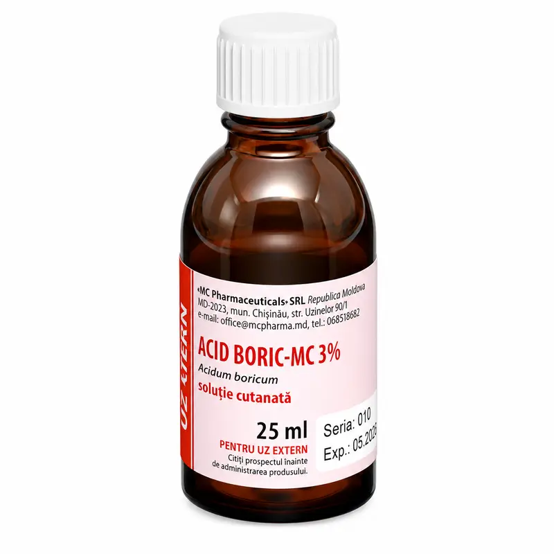 Boric Acid-MC 3% Solution 25 ml