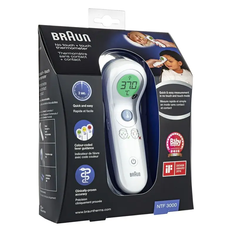 Braun Touch + Touch Thermometer