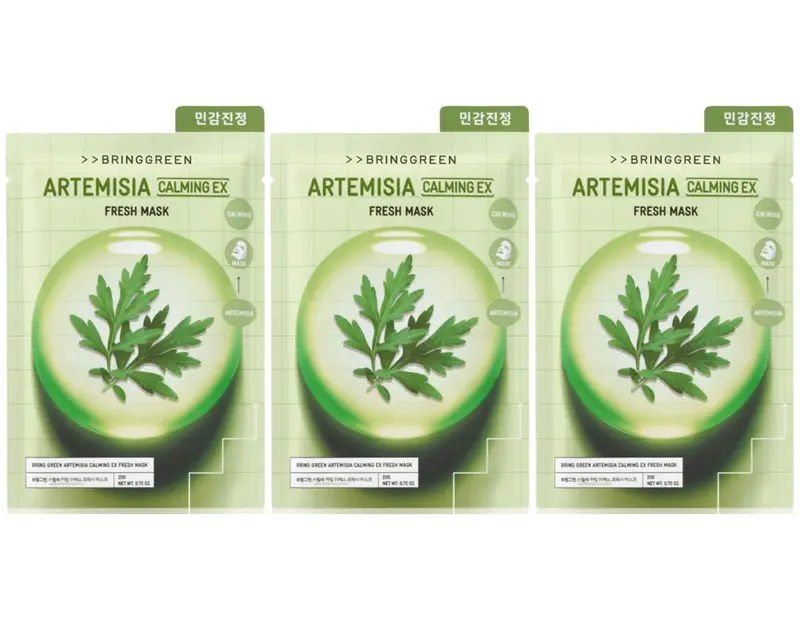 Bringgreen - Artemisia Calming Ex Fresh Mask 20g. (Pack of 3)