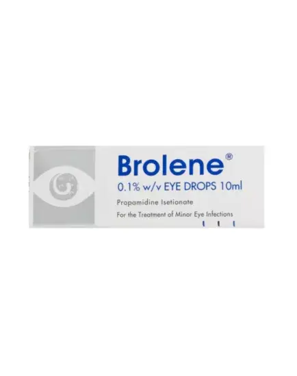 Brolene Propamidine 0.1% Antibacterial Eye Drops for Conjunctivitis - 10ml