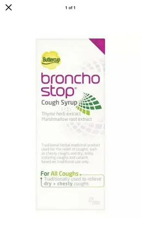 Broncho Cough Syrup Thyme Herbal Extract 120ml