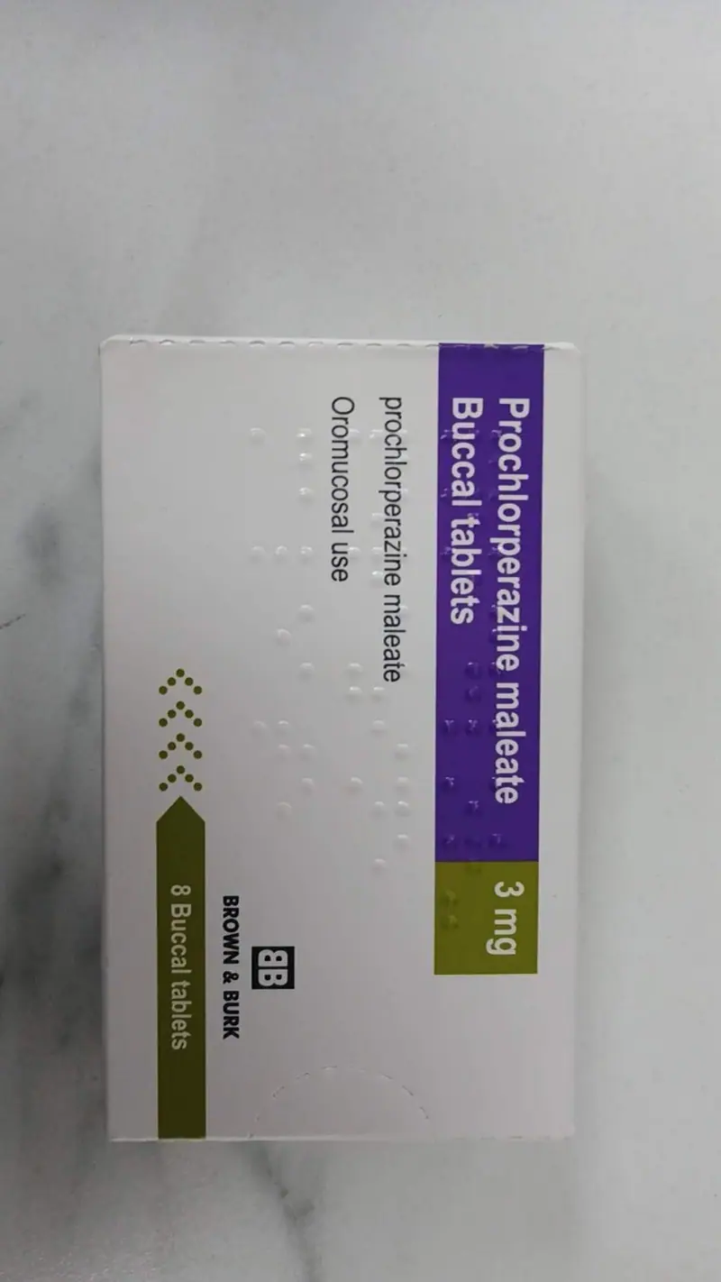 Brown & Burk Prochlorperazine 3mg Buccal Tablets - 8 Pack
