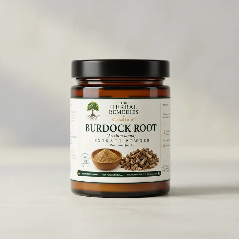 Burdock Root Extract Powder (Arctium lappa) | Liver Detox, Skin Clarity & Anti-inflammatory Support