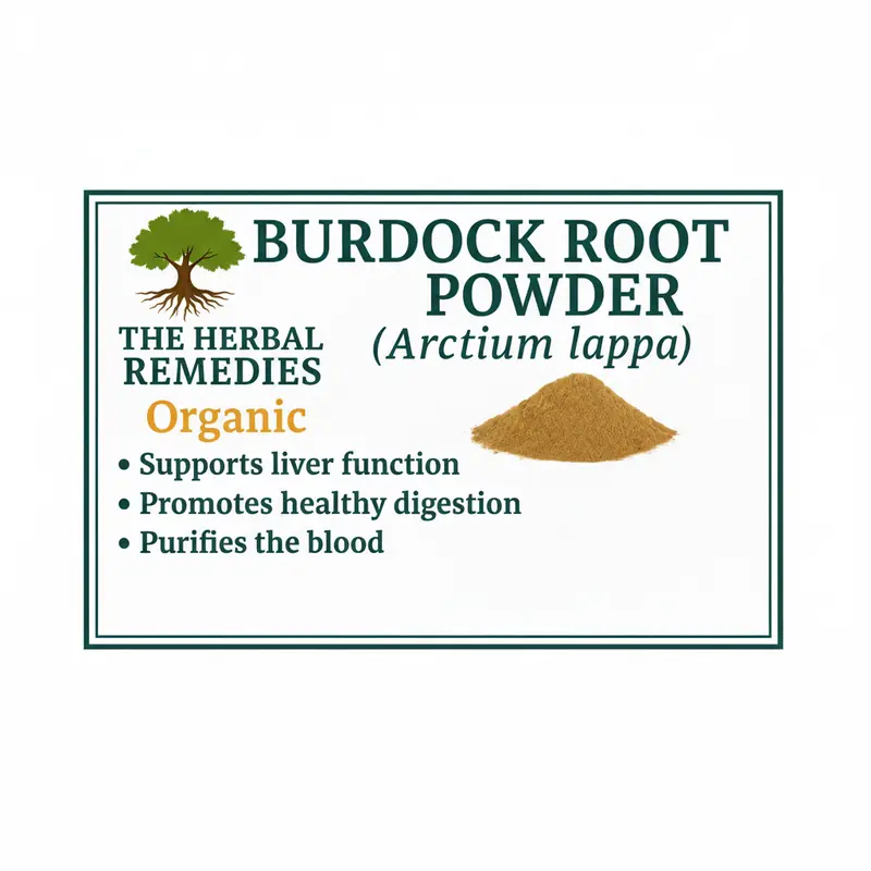 Burdock Root Powder – Traditional Medicinal, Nutritional Support