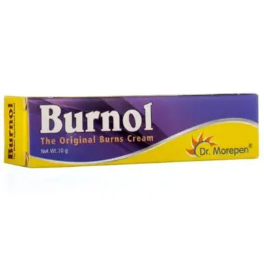 Burnol Antiseptic Cream 20g for minor burns, cuts, and wounds.