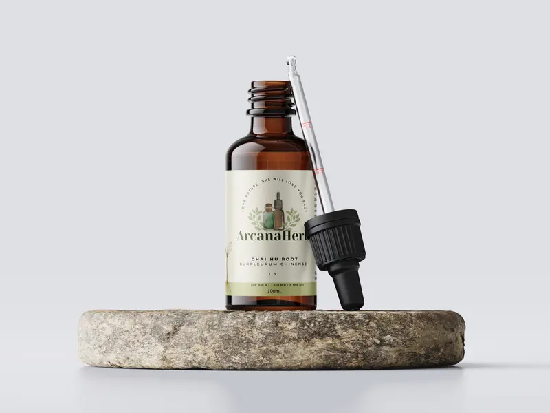 Burpleurum chinense Tincture. Chai hu. Root, 1