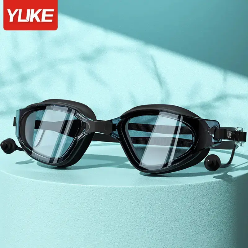 Buy Professional Black Swimming Goggles UK | Anti-Fog & UV Protection