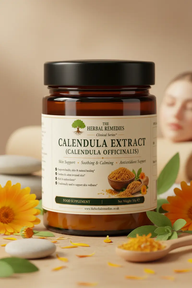 Calendula Extract | Skin Health, Immune Support & Antioxidant Protection