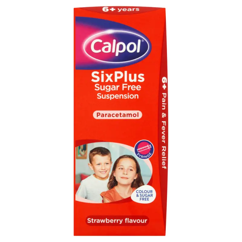 Calpol Six Plus Sugar Free Suspension