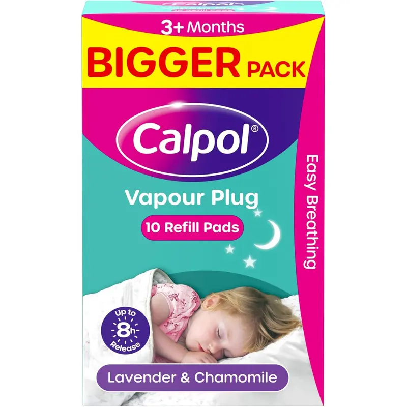 CALPOL Vapour Plug Refill Pads Lavender & Chamomile 10 Pack