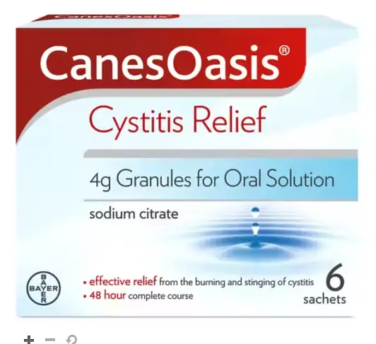 CANESOASIS Cystitis Relief 4g Granules - 6 Sachets