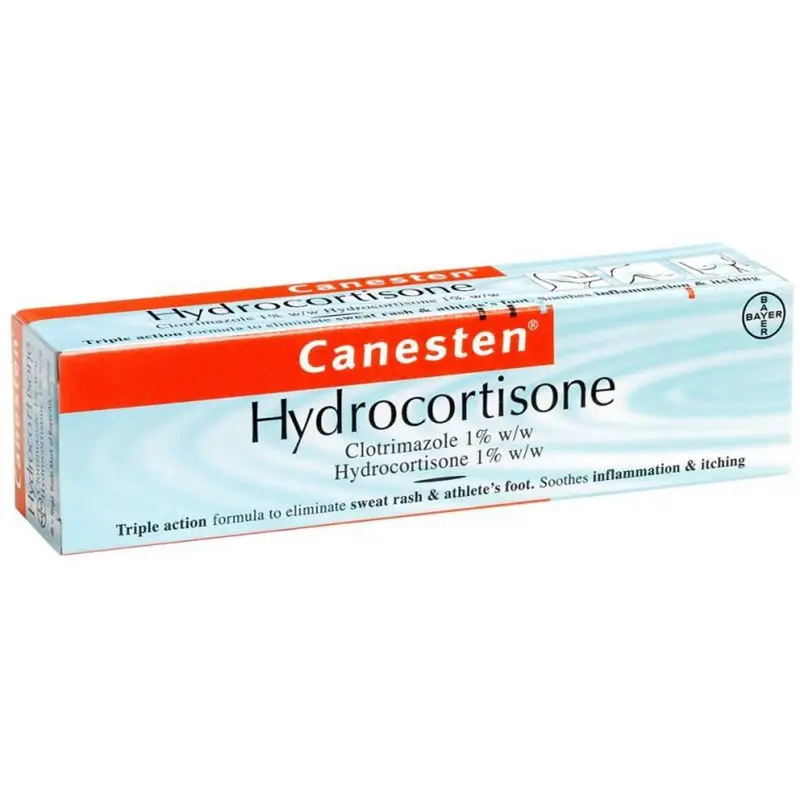 Canesten Hydrocortisone Cream 1%/1% w/w – 15g (P)