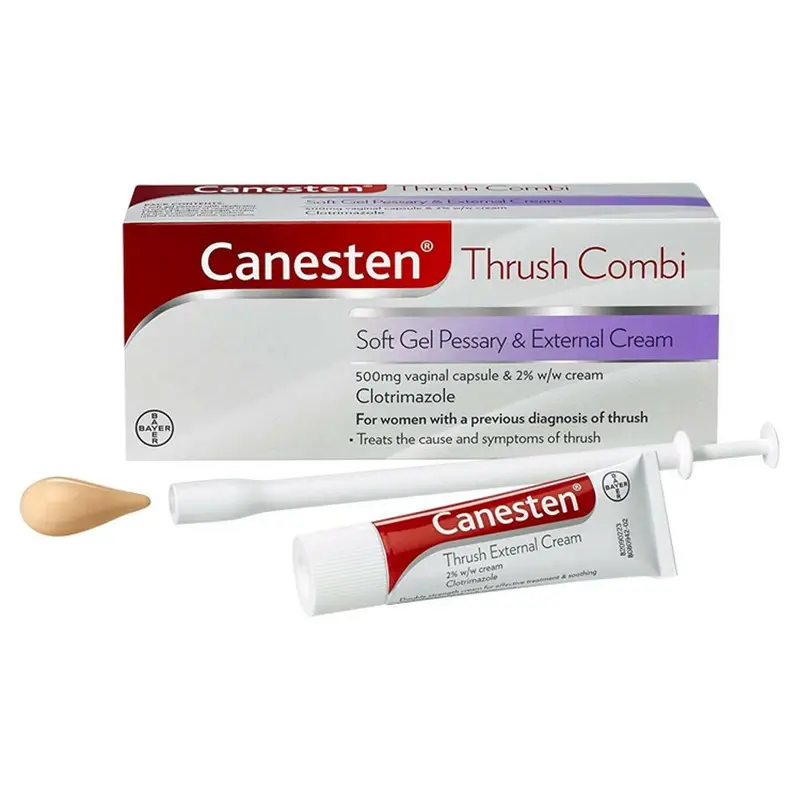 Canesten Thrush Combi SOFT GEL Pessary and Cream 10g