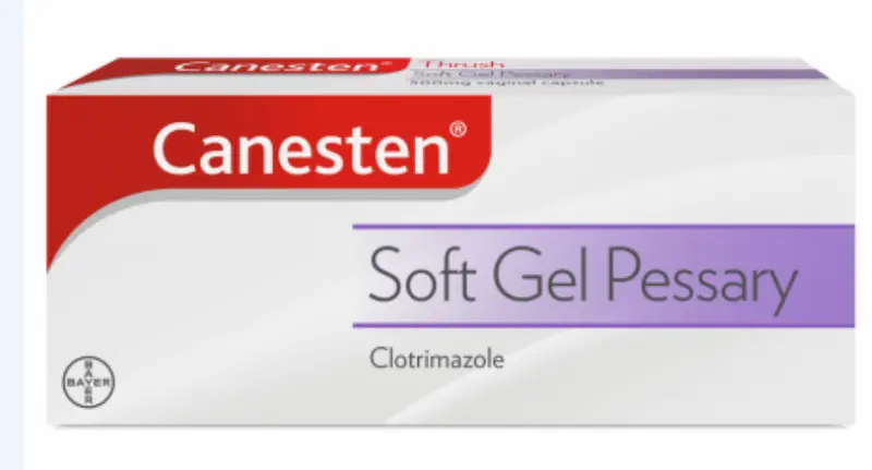 Canesten Thrush Soft Gel Pessary 500mg (Clotrimazole) - Single Dose