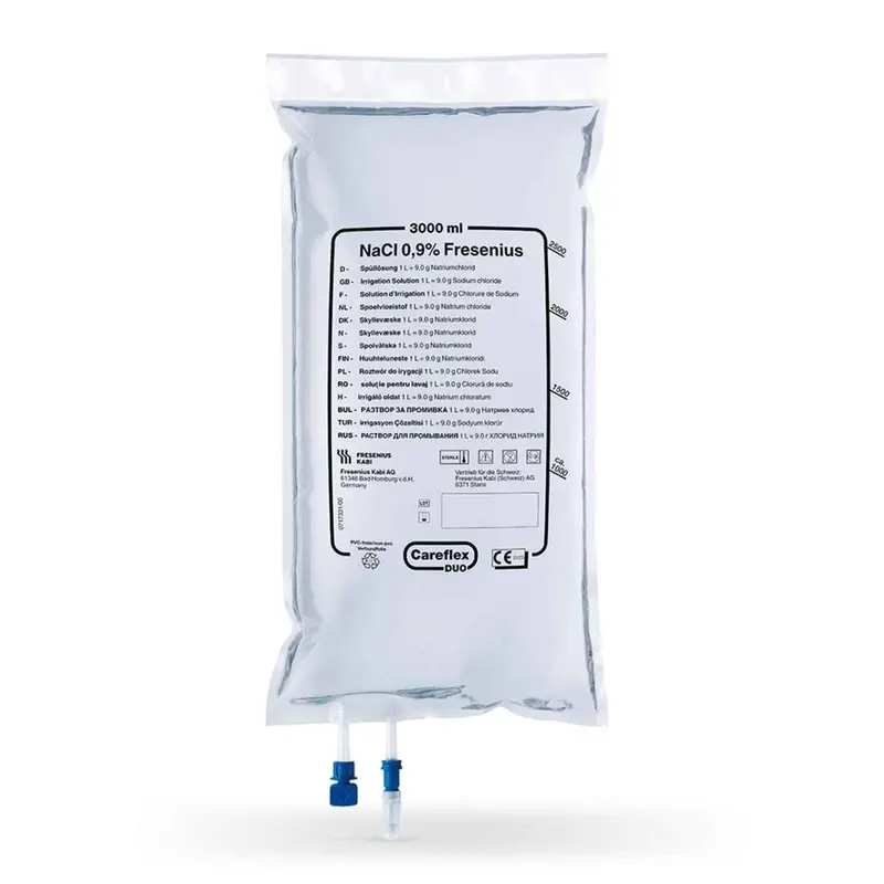 CAREFLEX® Duo Sodium chloride 0.9% for Irrigation 3 Litre