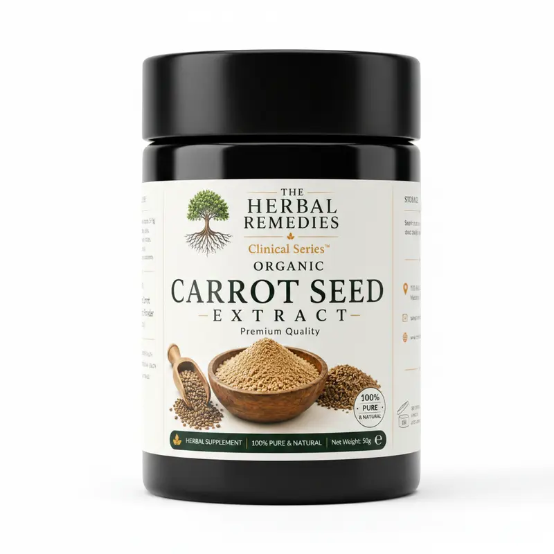 Carrot Seed Extract Powder | Daucus carota | Ghajar Beej | Clinical Series