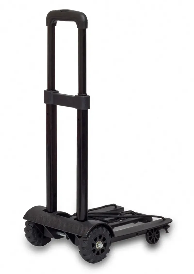 CARRYS Folding Trolley Telescopic Black Cart for Coolers Bags Boxes