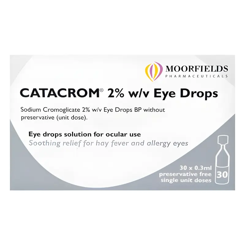 Catacrom 2% wv Eye Drops - 30 Single Unit Doses