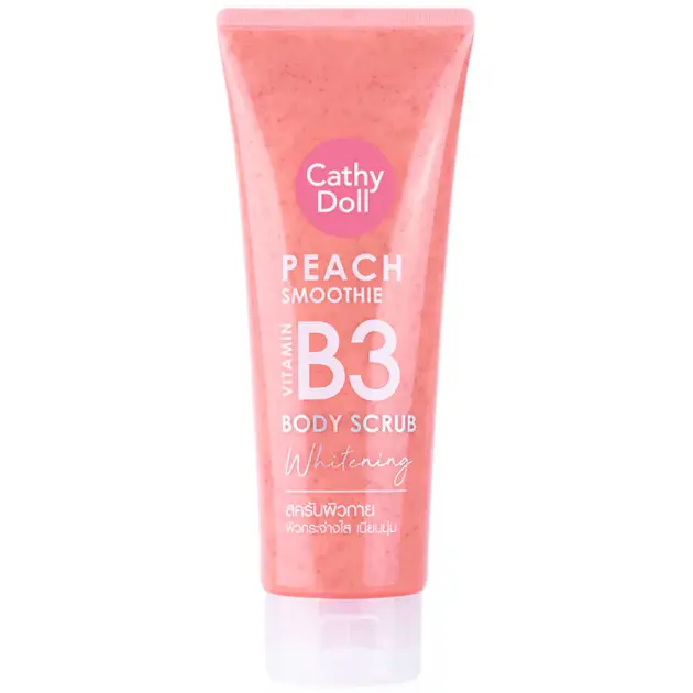 Cathy Doll - Peach Smoothie Vitamin B3 Body Scrub Whitening 320g.