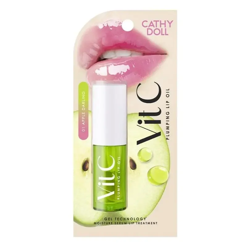 Cathy Doll - Vit C Plumping Lip Oil - Apple Darling 2.4g.