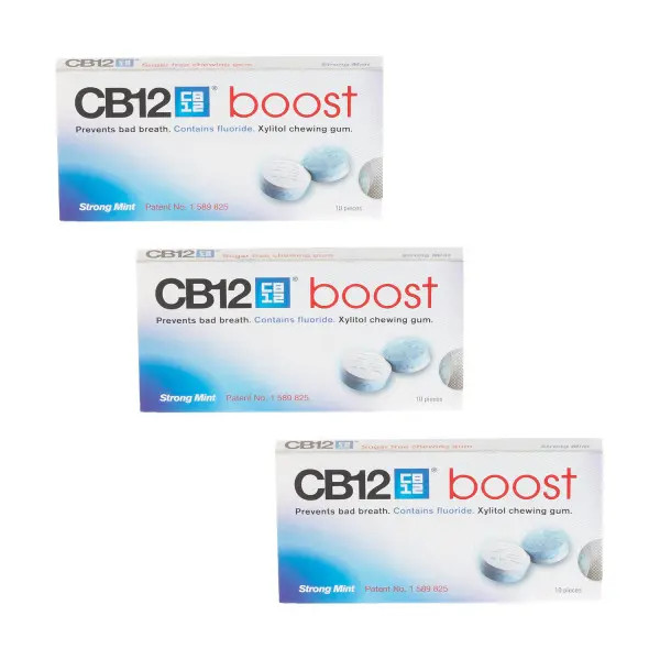 CB12 Boost Gum 10's - Triple Pack