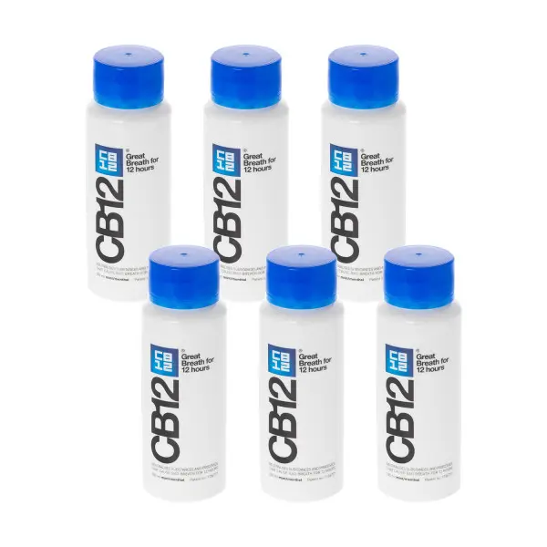 CB12 Mint-Menthol Mouthwash - 6 Pack