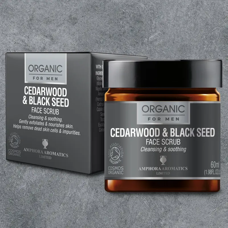Cedarwood & Black Seed Face Scrub