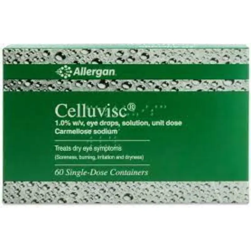 Celluvisc Eye Drops 1.0% 60 x 0.4ml