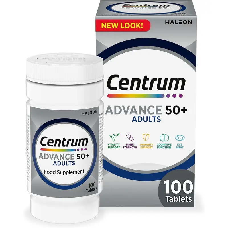 Centrum Advance 50+ Multivitamin 100 Tablets