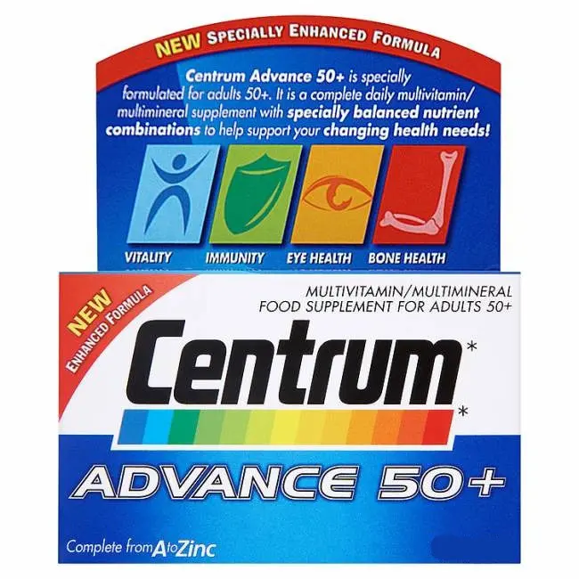 Centrum Advanced 50+ (100 Tablets)