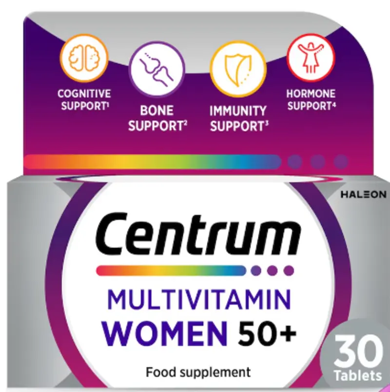 Centrum Women 50+ Multivitamins & Minerals - box of 30
