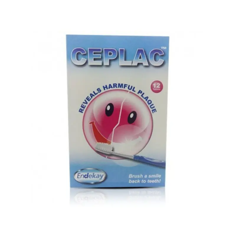 Ceplac Dental Disclosing 12 Tablets