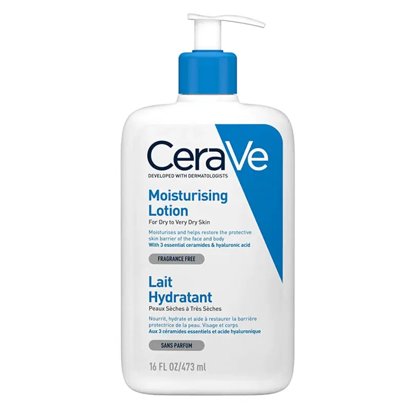CeraVe Moisturising Lotion for Dry to Very Dry Skin 473ml with Hyaluronic Acid and 3 Essential Ceramides