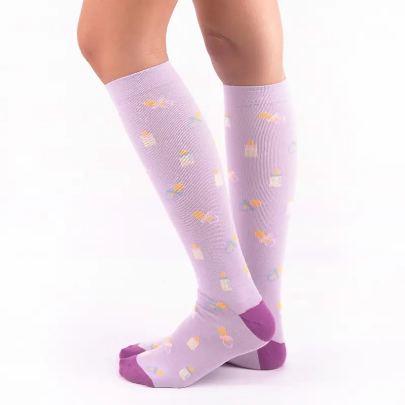 Certified Compression Socks Nurse Doctor Hospital Work & Travel Maternity Unisex
