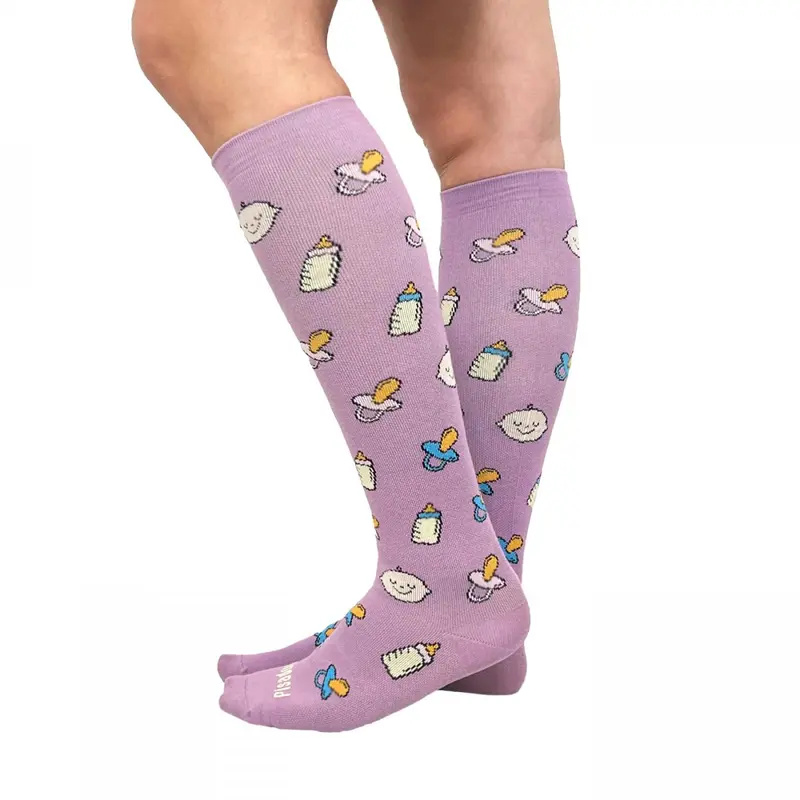 Certified Compression Socks Nurse Doctor Hospital Work & Travel Midwife Unisex