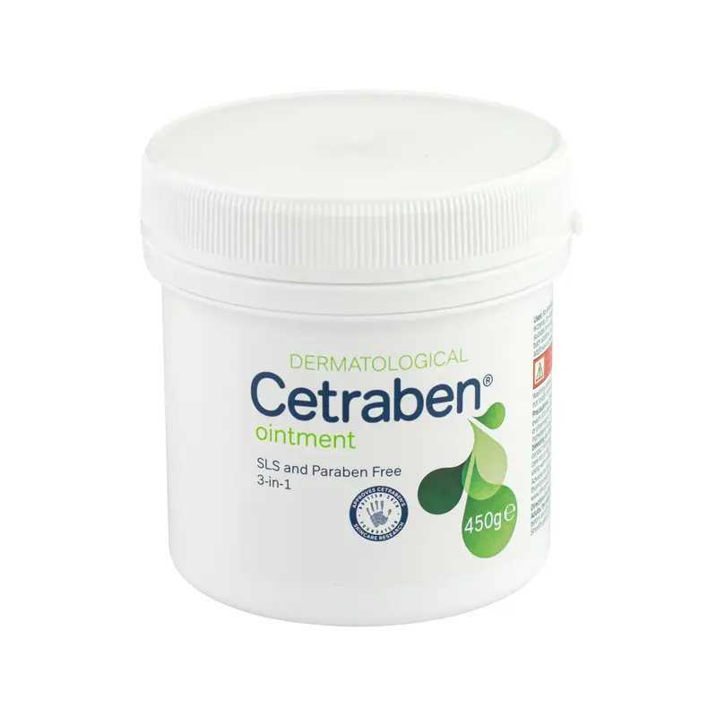 Cetraben Ointment - SLS & Paraben Free Emollient (125g or 450g) (x1)