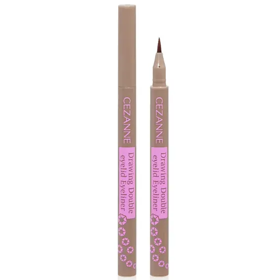 Cezanne - Drawing Double Eyelid Eyeliner #20 Greige For Shadows 0.6ml.