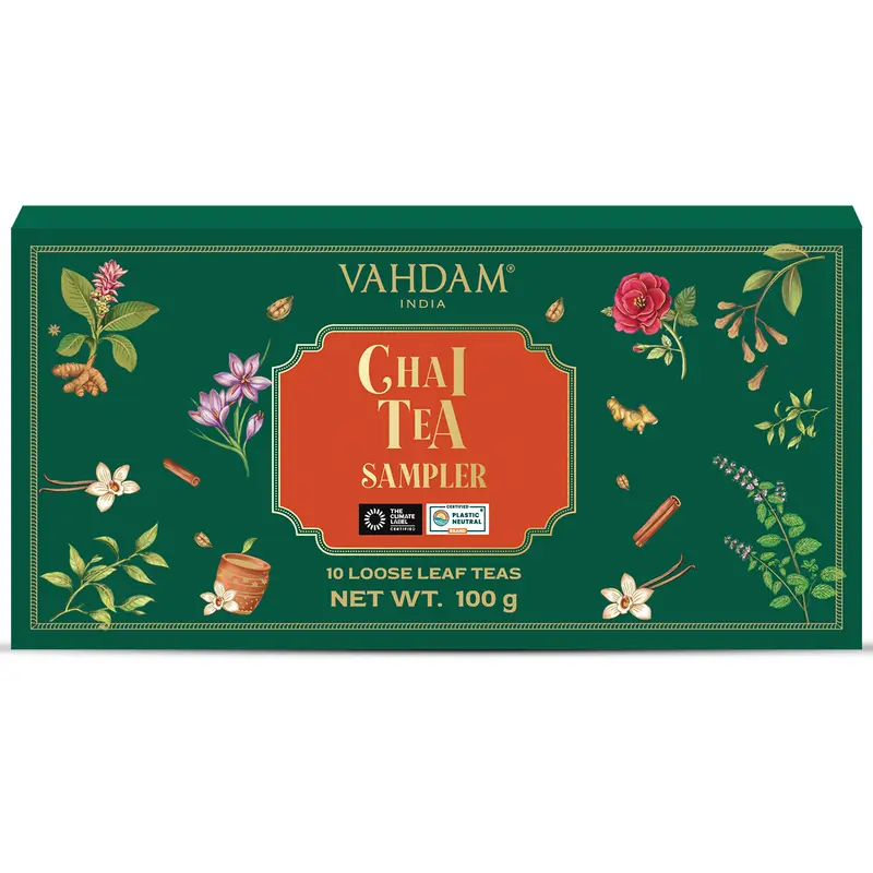Chai Teas Gift Sampler, 10 Teas