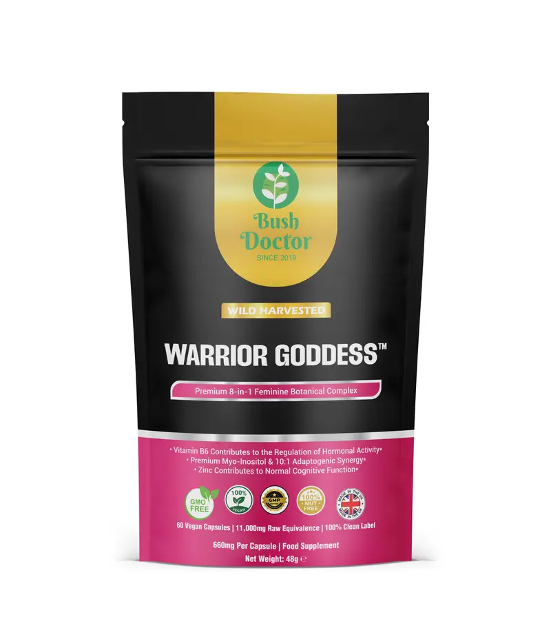 Chasteberry Vitex Agnus Castus Shatavari Myo-Inositol Maca B6 Zinc Women's Complex Vegan Caps