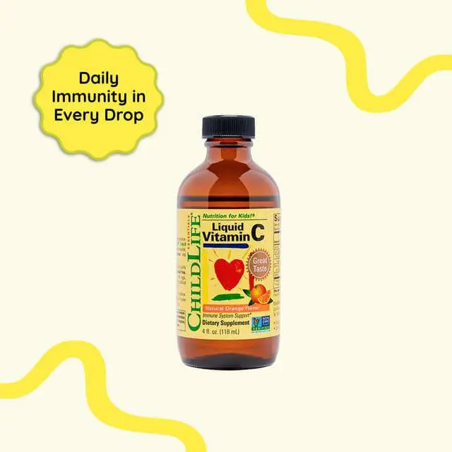 Childlife Essentials Liquid Vitamin C Orange 120ml Glass