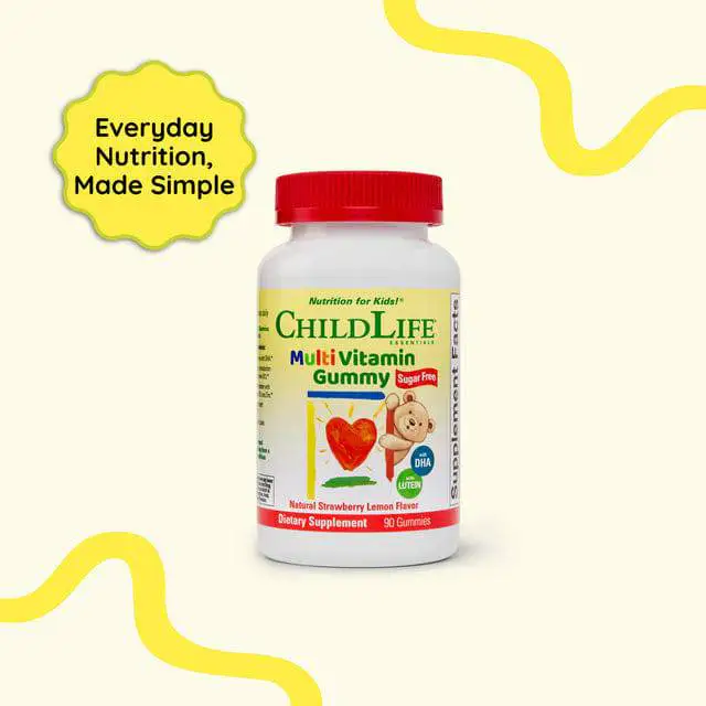 Childlife Essentials Multi Vitamin Strawberry Lemon Flavor 90 Gummies